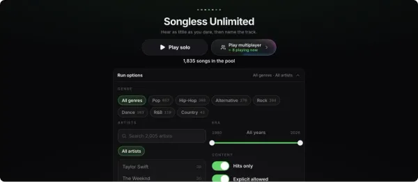 Songless game screenshot