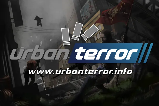 Official Urban Terror promotional artwork with the Urban Terror logo